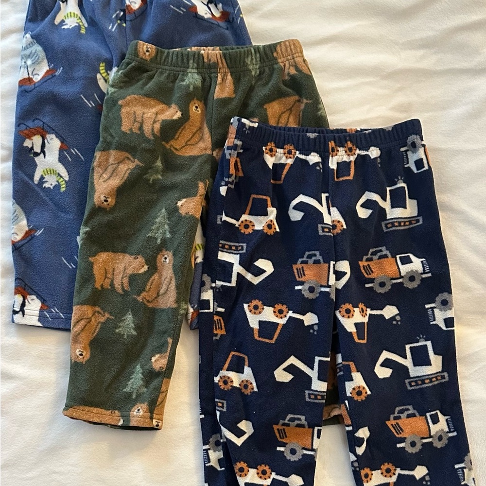 Carter's Kids Pajama Bottoms - Blue, Green, Navy